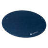 A dark blue sit/stand stability mat used for standing desks and under your ball chair on slippery surfaces.