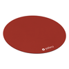 A rusted red sit/stand stability mat used for standing desks and under your ball chair on slippery surfaces.